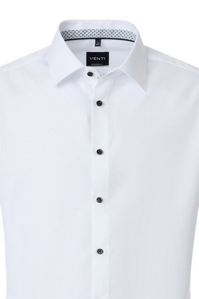Produktbild f�r 'VENTI Comfort Fit Hemd Langarm New Kent Kragen Popeline wei�'