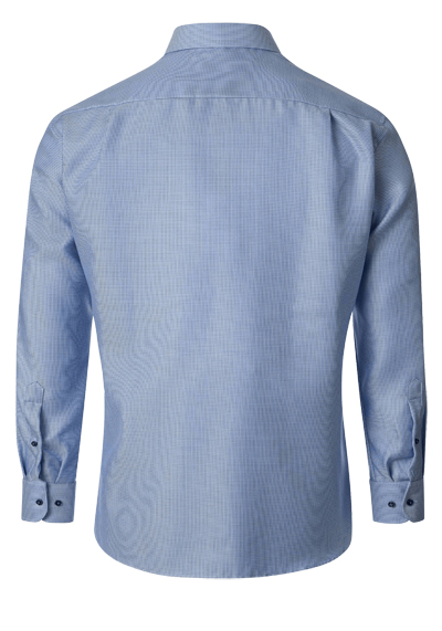 Produktbild f�r 'VENTI Comfort Fit Hemd Langarm New Kent Kragen Struktur mittelblau'