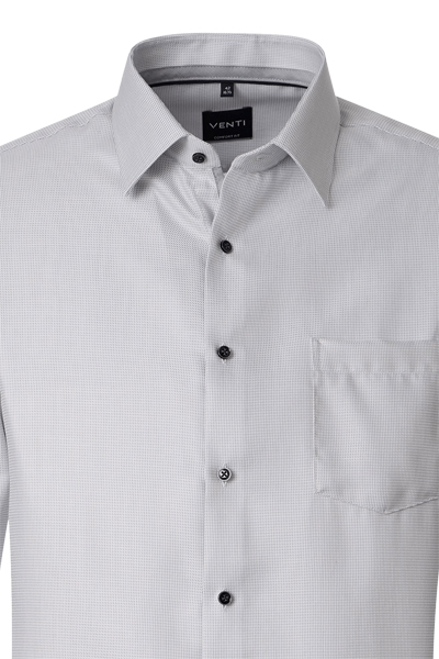 Produktbild f�r 'VENTI Comfort Fit Hemd Langarm New Kent Kragen Struktur hellblau'