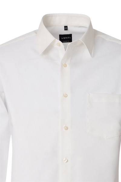 Produktbild f�r 'VENTI Comfort Fit Hemd Basic Kent Langarm Popeline creme'