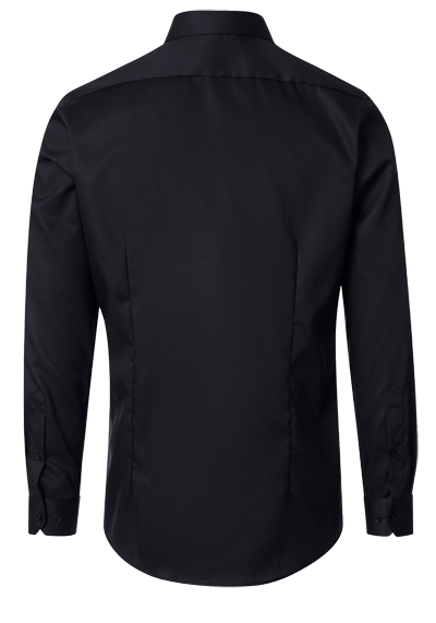 Produktbild f�r 'VENTI Body Fit Hemd Langarm New Kent Kragen Feintwill schwarz'
