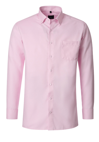 VENTI Comfort Fit Hemd Langarm Button Down Kragen Oxford rosa