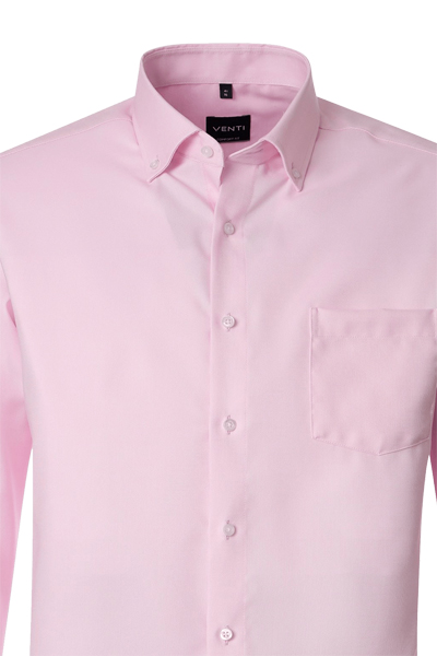 Produktbild f�r 'VENTI Comfort Fit Hemd Langarm Button Down Kragen Oxford rosa'