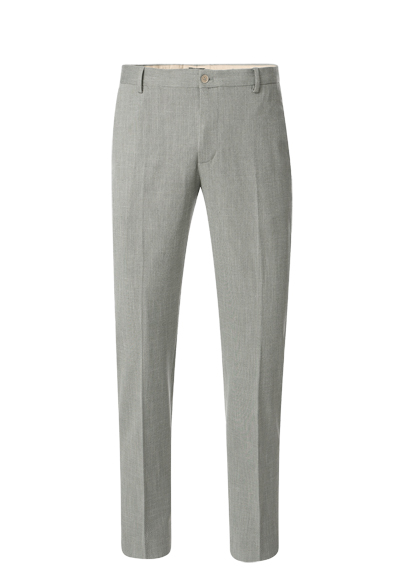 VENTI Chino Hose Struktur moosgrn