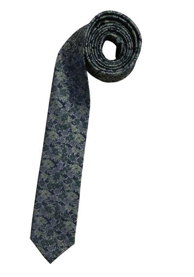 VENTI Business-Krawatte aus reiner Seide 6cm breit Muster braun