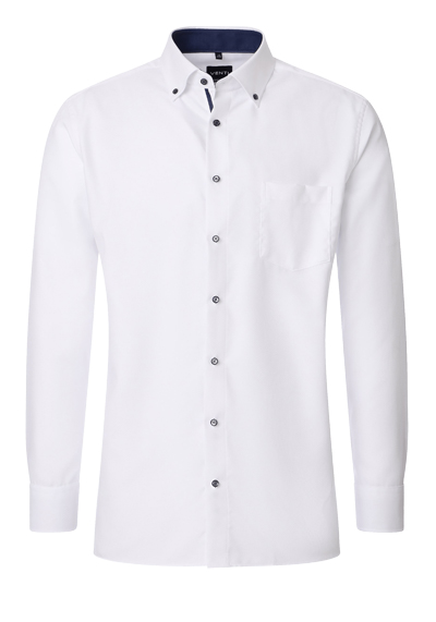 Produktbild f&uuml;r 'VENTI Comfort Fit Hemd Langarm Button Down Kragen Muster wei�'