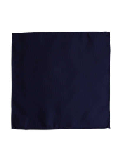VENTI Einstecktuch aus Seide und Polyester nachtblau