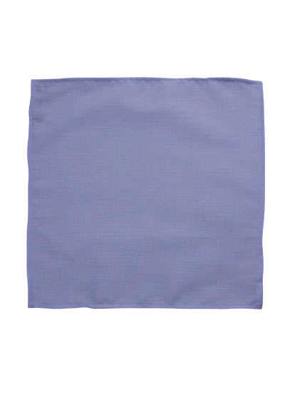 VENTI Einstecktuch aus reiner Baumwolle 25 cm x 25 cm hellblau