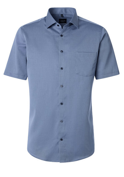 Produktbild f&uuml;r 'VENTI Modern Fit Hemd Halbarm Haifischkragen Twill dunkelblau'