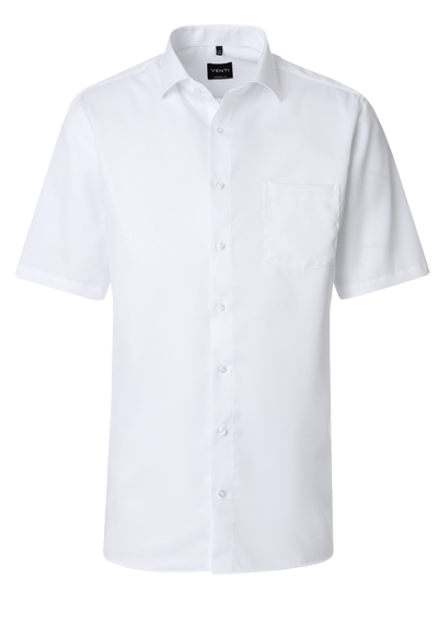 Produktbild f&uuml;r 'VENTI Modern Fit Hemd Halbarm Haifischkragen Twill wei�'