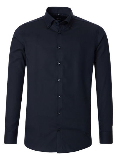 Produktbild für 'VENTI Modern Fit Hemd Langarm Button Down Kragen Oxford nachtblau'