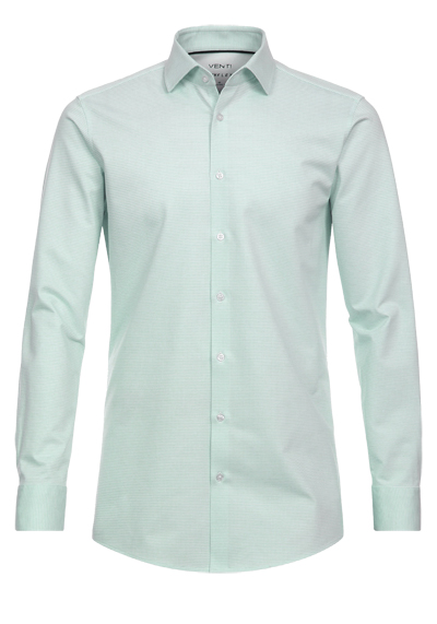 Produktbild für 'VENTI Modern Fit Hemd Langarm Haifischkragen Jersey Stretch Muster grn'