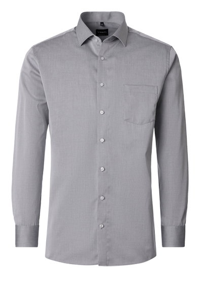 Produktbild f&uuml;r 'VENTI Modern Fit Hemd Langarm Haifischkragen Twill grau'