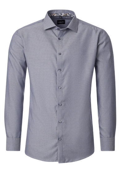 Produktbild f&uuml;r 'VENTI Modern Fit Hemd Langarm New Kent Kragen Natte anthrazit'