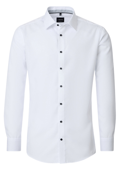 Produktbild f&uuml;r 'VENTI Modern Fit Hemd Langarm New Kent Kragen Popeline wei�'