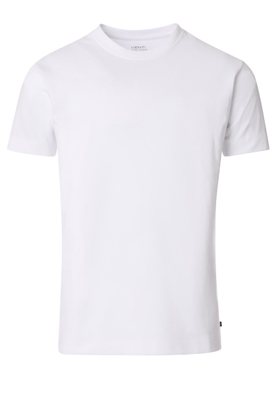 Produktbild für 'VENTI T-Shirt Halbarm Single Pack Rundhals Jersey wei'
