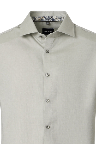 Produktbild f�r 'VENTI Modern Fit Hemd Langarm New Kent Kragen Natte gr�n'
