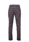 Produktbild fr 'ALBERTO Regular Slim Fit Hose Eingrifftaschen Karo orange'