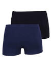 Produktbild fr 'BUGATTI Pants gesumter Gummibund Single Jersey Doppelpack schwarz'