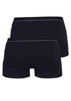 Produktbild fr 'BUGATTI Pants breiter Gummibund Single Jersey Doppelpack schwarz'