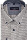 Produktbild fr 'CASAMODA Casual Fit Hemd super langer Arm Button Down Kragen Muster wei'