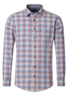 Produktbild fr 'CASAMODA Casual Fit Hemd Langarm New Kent Kragen Karo blau'