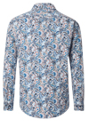 Produktbild fr 'CASAMODA Casual Fit Hemd Langarm New Kent Kragen Blumenmuster blau'