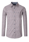 Produktbild fr 'CASAMODA Casual Fit Hemd Langarm New Kent Kragen Muster blau'