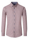 Produktbild fr 'CASAMODA Casual Fit Hemd Langarm Button Down Kragen Muster blau'