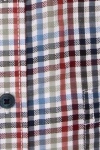 Produktbild fr 'CASAMODA Casual Fit Hemd Halbarm New Kent Kragen Karo blau'