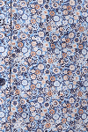 Produktbild fr 'CASAMODA Casual Fit Hemd Halbarm Button Down Kragen Muster blau'