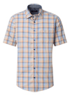 Produktbild fr 'CASAMODA Casual Fit Hemd Halbarm New Kent Kragen Multikaro blau'