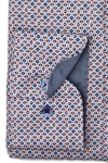 Produktbild fr 'CASAMODA Comfort Fit Hemd Langarm New Kent Kragen Muster blau'
