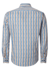 Produktbild f�r 'CASAMODA Casual Fit Hemd super langer Arm Button Down Kragen Streifen blau'