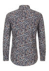 Produktbild fr 'CASAMODA Casual Fit Hemd super langer Arm Button Down Kragen Muster blau'