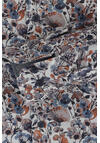 Produktbild fr 'CASAMODA Casual Fit Hemd super langer Arm Button Down Kragen Muster blau'