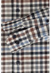 Produktbild fr 'CASAMODA Casual Fit Hemd Langarm Button Down Kragen Karo blau'