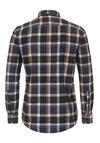 Produktbild fr 'CASAMODA Casual Fit Hemd super langer Arm Button Down Kragen Karo blau'