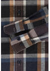 Produktbild fr 'CASAMODA Casual Fit Hemd super langer Arm Button Down Kragen Karo blau'