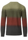 Produktbild fr 'CASAMODA Pullover Langarm Rundhals Strick Ringel grn'
