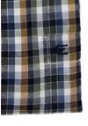 Produktbild fr 'CASAMODA Casual Fit Hemd Langarm Button Down Kragen Flanell Karo blau'