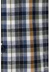 Produktbild fr 'CASAMODA Casual Fit Hemd Langarm Button Down Kragen Flanell Karo blau'