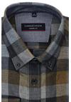 Produktbild fr 'CASAMODA Casual Fit Hemd Langarm Button Down Kragen Karo blau'