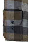 Produktbild fr 'CASAMODA Casual Fit Hemd Langarm Button Down Kragen Karo blau'