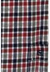 Produktbild fr 'CASAMODA Casual Fit Hemd Langarm Button Down Kragen Flanell Karo blau'