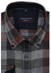 Produktbild fr 'CASAMODA Casual Fit Hemd Langarm Button Down Kragen Dobby Karo grn'