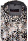 Produktbild fr 'CASAMODA Casual Fit Hemd Langarm New Kent Kragen Muster blau'