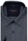 Produktbild fr 'CASAMODA Casual Fit Hemd Langarm New Kent Kragen Muster grn'