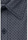 Produktbild fr 'CASAMODA Casual Fit Hemd Langarm New Kent Kragen Muster grn'