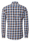 Produktbild fr 'CASAMODA Casual Fit Hemd super langer Arm New Kent Kragen Karo blau'